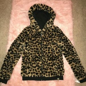 Victoria's Secret RARE HTF Faux Fur Full Zip